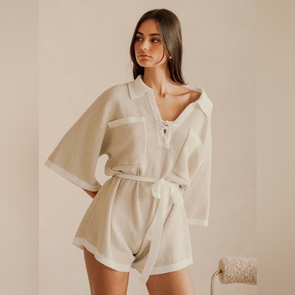 Sabo Skirt Sammi Playsuit Cream
